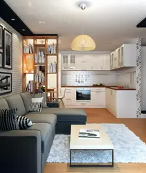 Small living room kitchens in a modern style photo