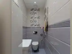 Panel evində ayrı hamam və tualetin dizaynı