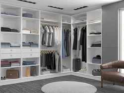 Дизайн интерьера гардеробной в квартире