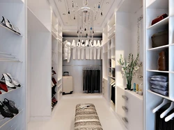 Interior Design Of A Dressing Room In An Apartment