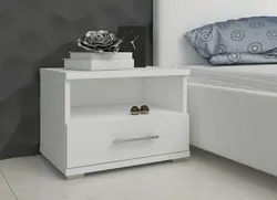 White bedroom stand photo