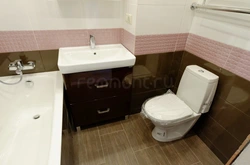 Combining a toilet with a bathroom in a panel house photo