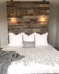 Изголовье кровати как оформить стену в спальне фото