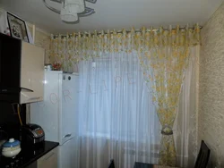 Beautiful curtains for the kitchen long photos