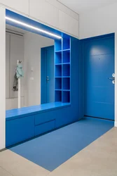 Koridor mavi tonlarda foto