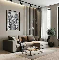 How to furnish a living room in a modern style photo