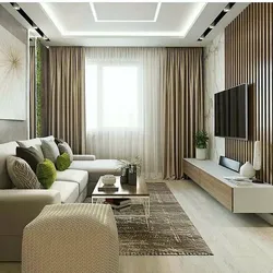 How To Furnish A Living Room In A Modern Style Photo
