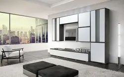 Living Room Furniture In Modern Style With Wardrobe Photo