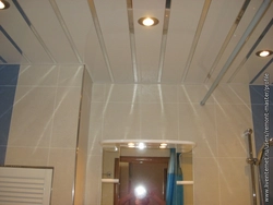 Фото натяжных потолков в ванной хрущевка