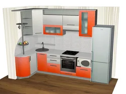 Kitchen Design With A Niche In A Panel House