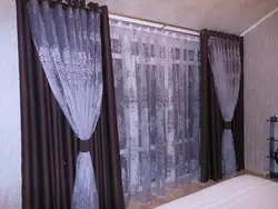 Photo Of Window Decoration With Curtains In The Bedroom