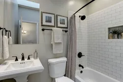 Bathroom Design Without Wall Tiles