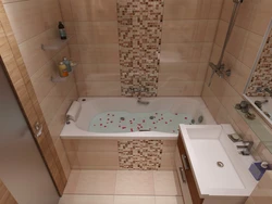 Renovation Bath Tiles Design Photo Small