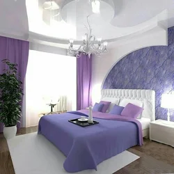 Спальня В Сиреневом Цвете Дизайн