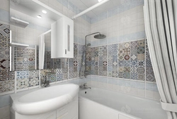 Bathroom renovation design with tiles