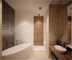 Bathroom in warm colors design photo