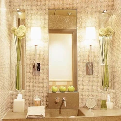 Bathroom in warm colors design photo