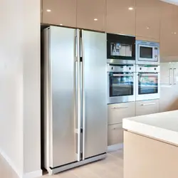 Кухни С Холодильником Side By Side Дизайн