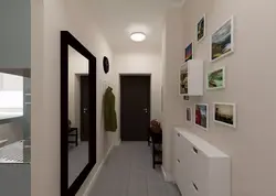 Design Of A L-Shaped Hallway In An Apartment