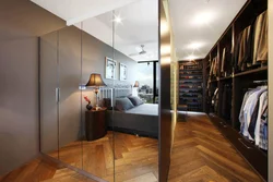 One Mirrored Door In The Dressing Room Photo