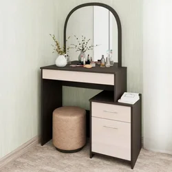 Photo of a dressing table with a mirror in the hallway photo