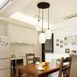 Кухня Светильники Над Столом Дизайн Фото