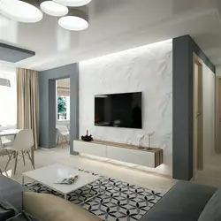 Дизайн проект гостиной комнаты