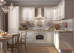 Classic Corner Kitchens In A Modern Style Photo