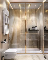 Тропикалық душ ванна бөлмесінің дизайны