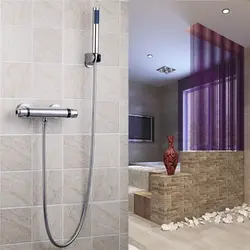 Трапічны душ дызайн ваннай