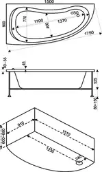 Dimensions Of Acrylic Bathroom Photo