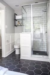 Bathroom With Corner Bath And Shower Design