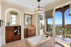 Mediterranean style bathroom design