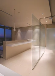 Glass Partitions For Bathtubs In The Interior