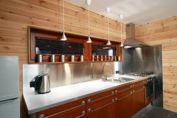 Cover the kitchen with MDF panels photo