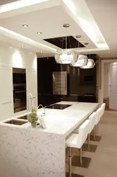 Kitchen design with plasterboard