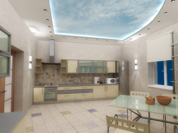 Photo Of Plasterboard Ceilings Kitchen Living Room