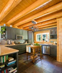 Log Home Kitchen Design