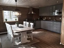 Log home kitchen design