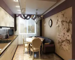 Dedicated dining area in the kitchen wallpaper photo