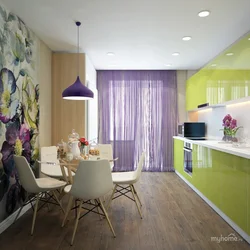 What Color Wallpaper Is Suitable For The Kitchen Photo