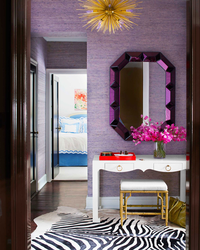 Lilac hallway photo