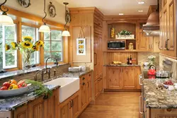 Country Kitchen Interior With Window