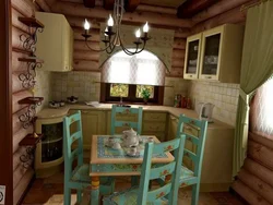 DIY rustic kitchen interior
