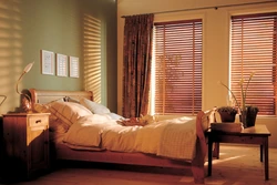 Blinds for the bedroom in a modern style photo