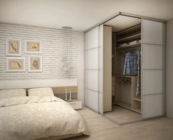 Corner bedroom design 12 sq m