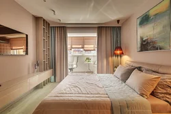 Bedroom Design 12 Square Meters With Balcony Photo