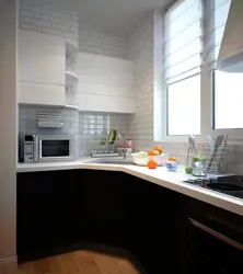 Kitchen on the balcony in a one-room apartment photo