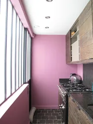 Кухня на балконе в однокомнатной квартире фото