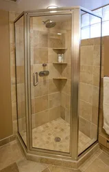 Bathroom Design With Corner Shower